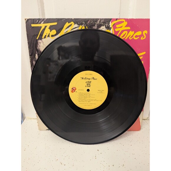 THE ROLLING STONES - LOVE YOU LIVE - 1977 - DOUBLE LP VINYL RECORDS - Picture 8 of 11